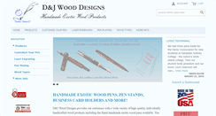 Desktop Screenshot of djwooddesigns.com